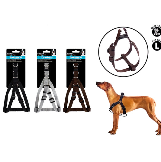 SMART CHOICE Dog Harness LARGE 50CM-70CM Assorted Colours