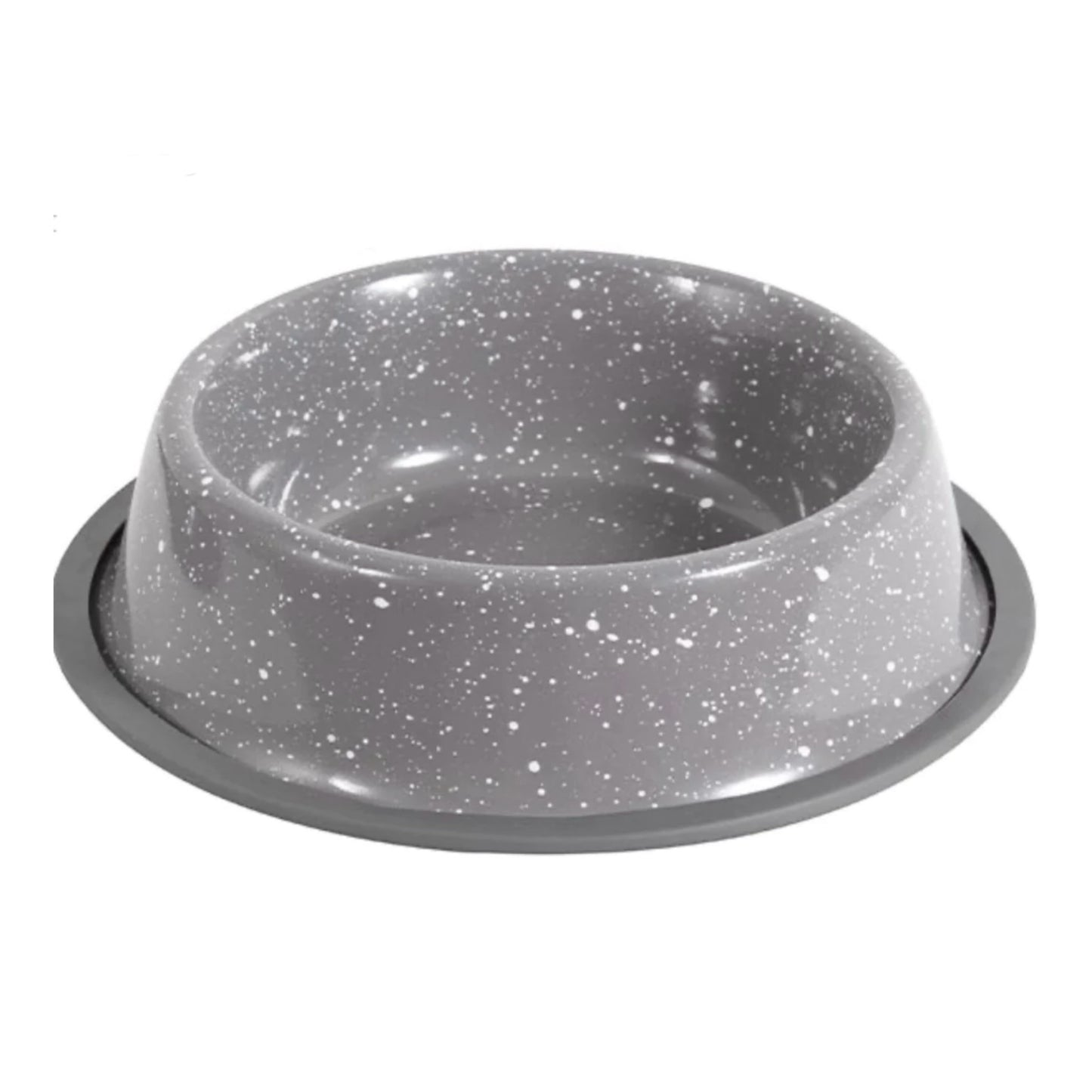 SMART CHOICE Speckled Stainless Steel Pet Bowl 900ML