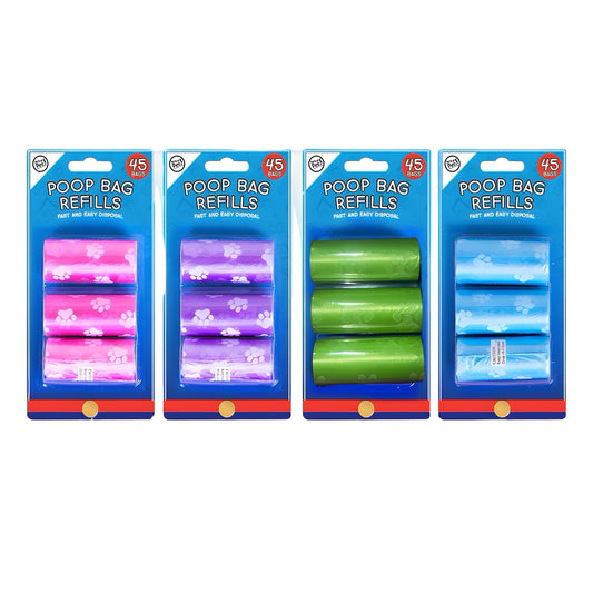 WORLD OF PETS Clean Up Refills 3 PACK Assorted colours
