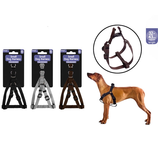 SMART CHOICE Dog Harness SMALL 32CM-43CM Assorted Colours