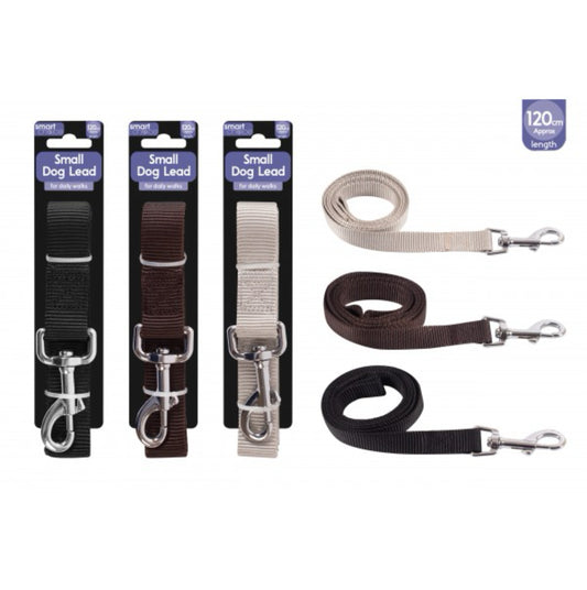 SMART CHOICE SMALL 1.2M Dog Lead Assorted Colours